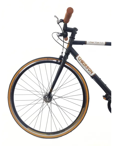 Rower Miejski Męski 28 Uniwersalny Retro Dual Pivot Trzybiegowy Stalowy