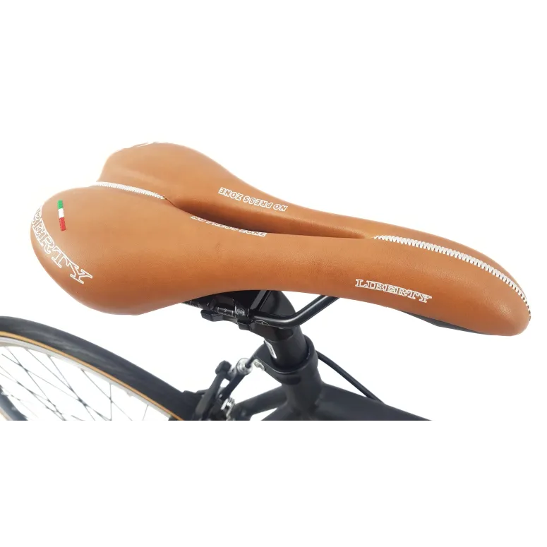 Rower Miejski Męski 28 Uniwersalny Retro Dual Pivot Trzybiegowy Stalowy