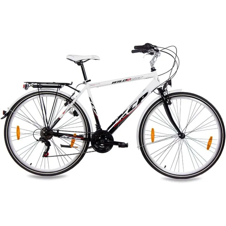 Rower Trekkingowy Męski 28 Shimano V-brake Bagażnik Oświetlenie Dzwonek