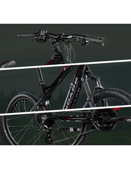 Rower Elektryczny Damski Męski Górski 27,5" 250W ALU Shimano Hydraulika