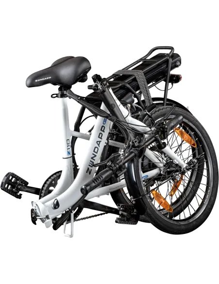 Elektryczny Rower Miejski 20 Alu Revo Składak Dzwonek Bagażnik Wspomaganie