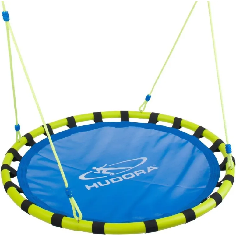 Huśtawka Hudora Bocianie Gniazdo Pełne Bujak Fotel Wiszący 100 kg 120 cm