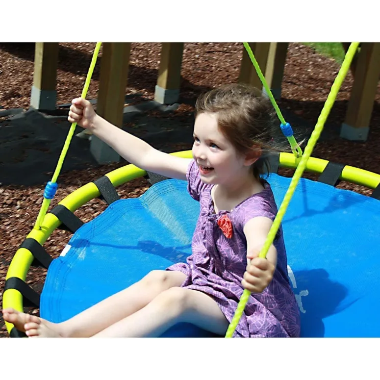 Huśtawka Hudora Bocianie Gniazdo Pełne Bujak Fotel Wiszący 100 kg 120 cm