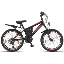 Rower Dziecięcy Górski 20 Stal Światła Dzwonek Sakwa Stopka MTB Odblaski