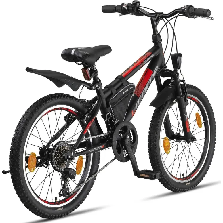 Rower Dziecięcy Górski 20 Stal Światła Dzwonek Sakwa Stopka MTB Odblaski