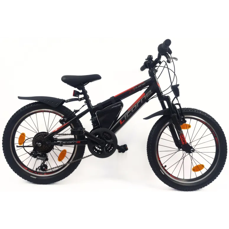 Rower Dziecięcy Górski 20 Stal Światła Dzwonek Sakwa Stopka MTB Odblaski