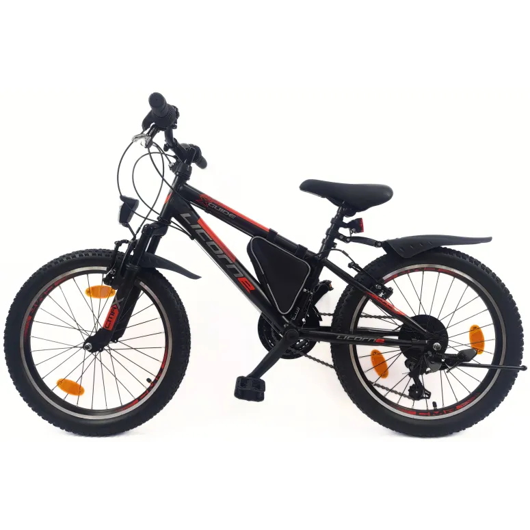 Rower Dziecięcy Górski 20 Stal Światła Dzwonek Sakwa Stopka MTB Odblaski