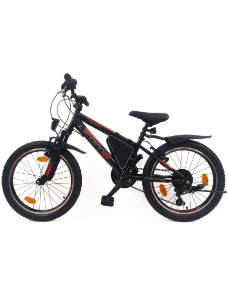 Rower Dziecięcy Górski 20 Stal Światła Dzwonek Sakwa Stopka MTB Odblaski