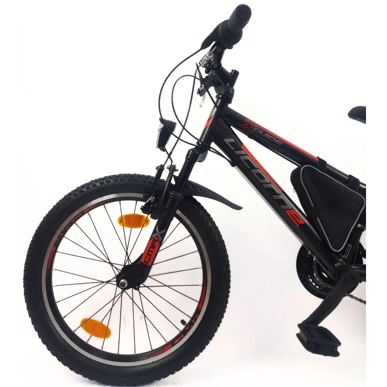 Rower Dziecięcy Górski 20 Stal Światła Dzwonek Sakwa Stopka MTB Odblaski