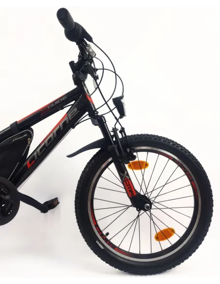 Rower Dziecięcy Górski 20 Stal Światła Dzwonek Sakwa Stopka MTB Odblaski