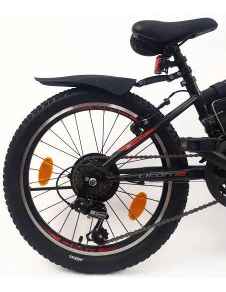 Rower Dziecięcy Górski 20 Stal Światła Dzwonek Sakwa Stopka MTB Odblaski