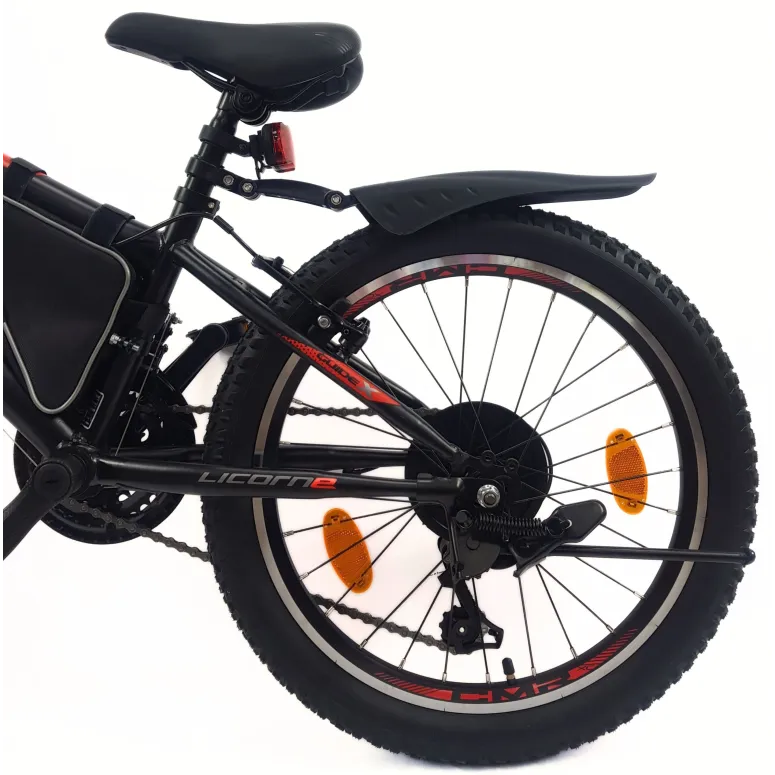 Rower Dziecięcy Górski 20 Stal Światła Dzwonek Sakwa Stopka MTB Odblaski