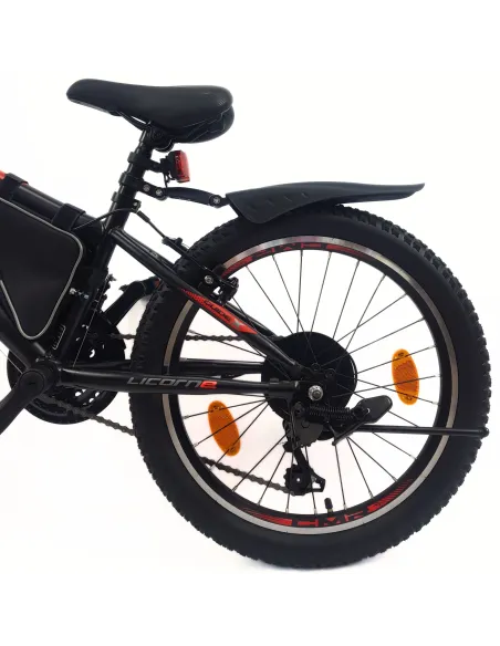 Rower Dziecięcy Górski 20 Stal Światła Dzwonek Sakwa Stopka MTB Odblaski