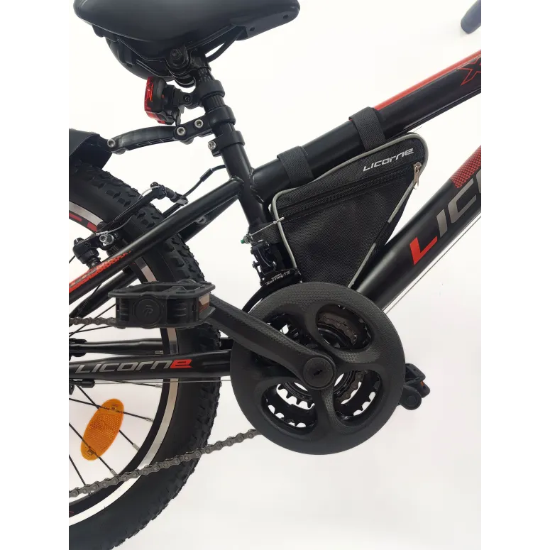 Rower Dziecięcy Górski 20 Stal Światła Dzwonek Sakwa Stopka MTB Odblaski