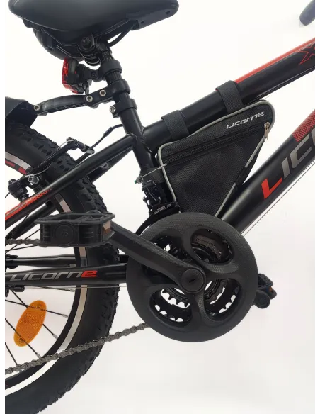 Rower Dziecięcy Górski 20 Stal Światła Dzwonek Sakwa Stopka MTB Odblaski