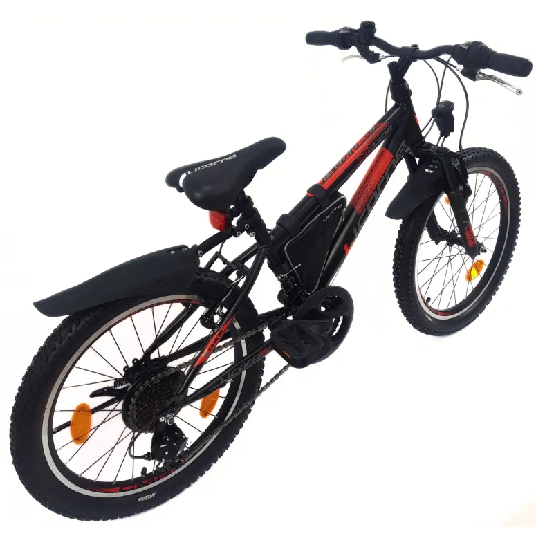 Rower Dziecięcy Górski 20 Stal Światła Dzwonek Sakwa Stopka MTB Odblaski