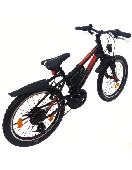 Rower Dziecięcy Górski 20 Stal Światła Dzwonek Sakwa Stopka MTB Odblaski