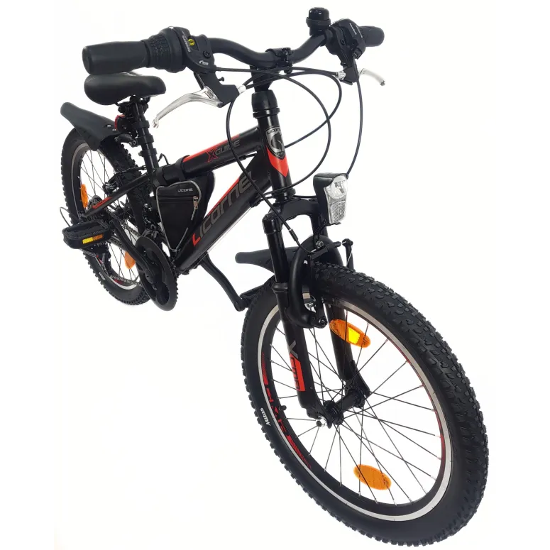 Rower Dziecięcy Górski 20 Stal Światła Dzwonek Sakwa Stopka MTB Odblaski