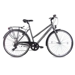 Rower Miejski 28 Uniwersalny Damski Stal Kontra Revoshift Światła Błotniki