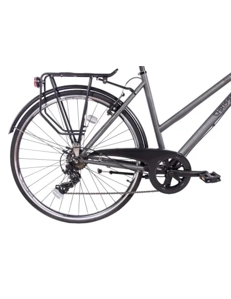 Rower Miejski 28 Uniwersalny Damski Stal Kontra Revoshift Światła Błotniki