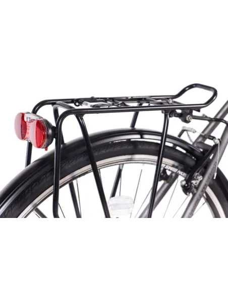 Rower Miejski 28 Uniwersalny Damski Stal Kontra Revoshift Światła Błotniki