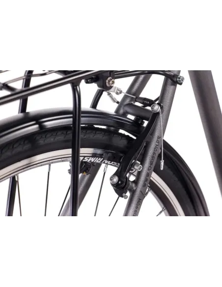 Rower Miejski 28 Uniwersalny Damski Stal Kontra Revoshift Światła Błotniki