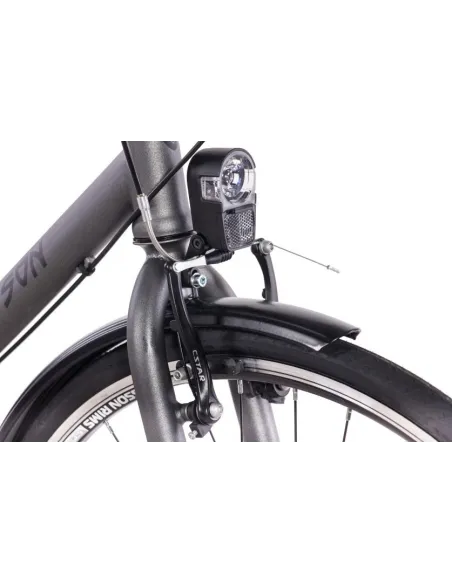 Rower Miejski 28 Uniwersalny Damski Stal Kontra Revoshift Światła Błotniki