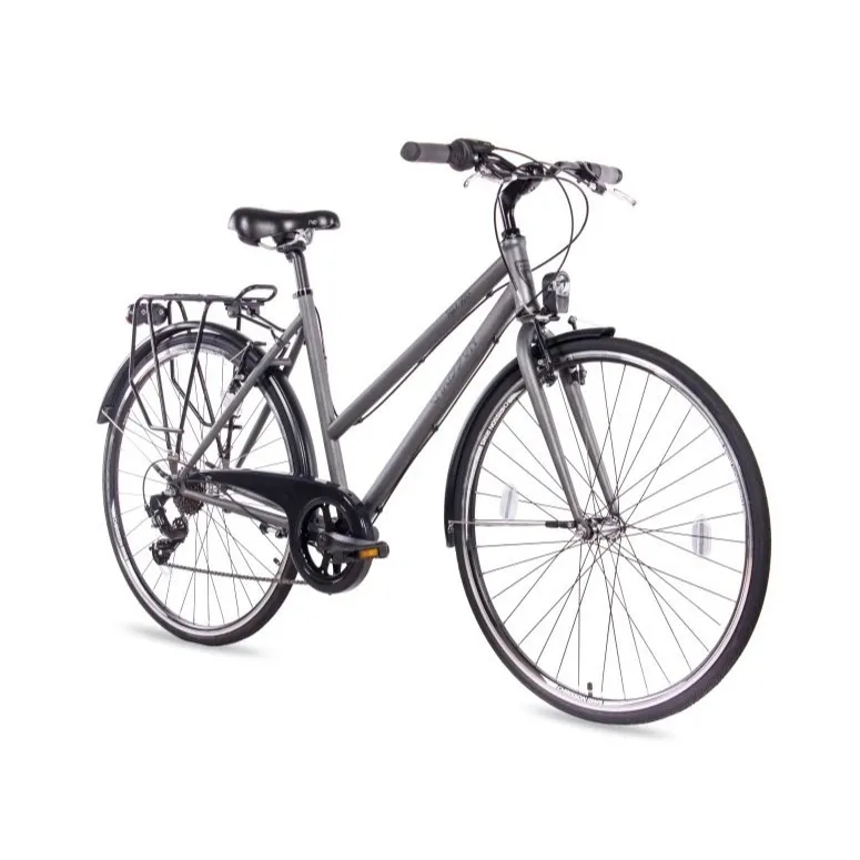 Rower Miejski 28 Uniwersalny Damski Stal Kontra Revoshift Światła Błotniki