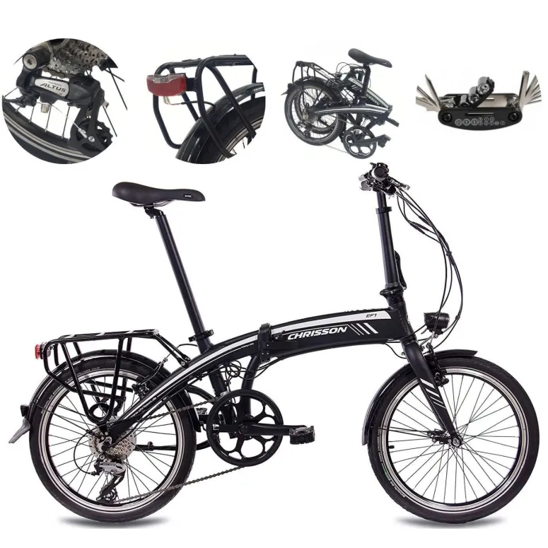 Elektryczny Rower Składany 20 Alu Cyngle Acera Bagażnik Stopka Wspomaganie