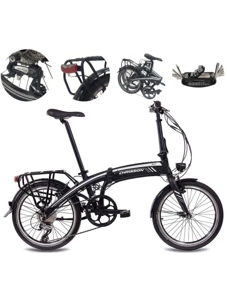 Elektryczny Rower Składany 20 Alu Cyngle Acera Bagażnik Stopka Wspomaganie