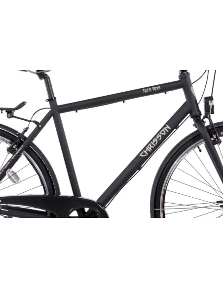 Rower Miejski 28 Męski Stal Uniwersalny Światła Bagażnik Błotniki Kontra