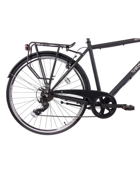 Rower Miejski 28 Męski Stal Uniwersalny Światła Bagażnik Błotniki Kontra