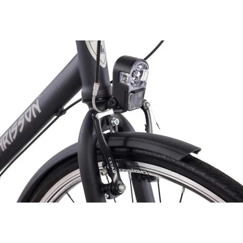 Rower Miejski 28 Męski Stal Uniwersalny Światła Bagażnik Błotniki Kontra