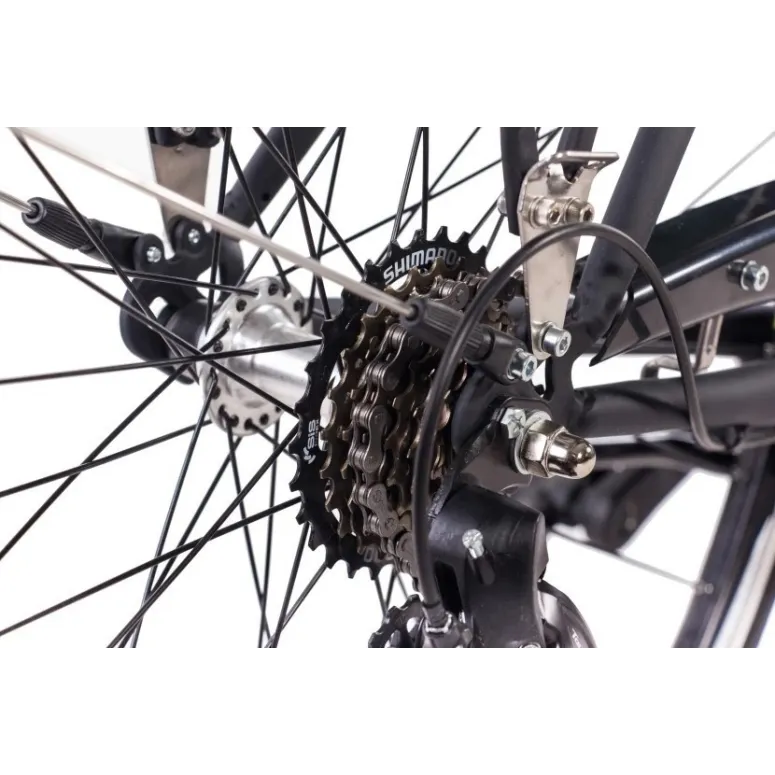 Rower Miejski 28 Męski Stal Uniwersalny Światła Bagażnik Błotniki Kontra