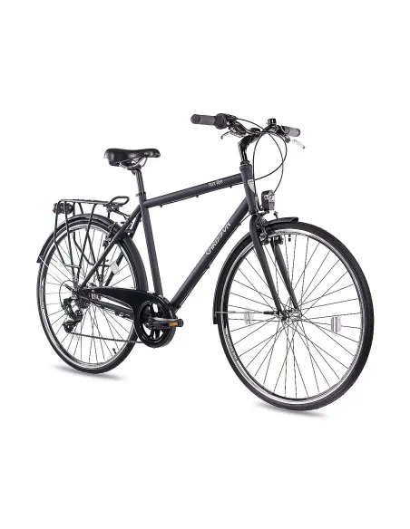 Rower Miejski 28 Męski Stal Uniwersalny Światła Bagażnik Błotniki Kontra