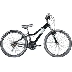 Rower Górski Dziecięcy 24 MTB Stalowy Microshift Amortyzacja Hardtail Dzwonek