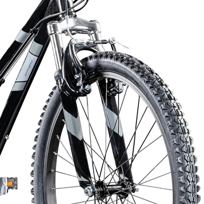 Rower Górski Dziecięcy 24 MTB Stalowy Microshift Amortyzacja Hardtail Dzwonek