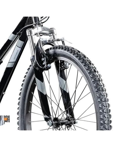 Rower Górski Dziecięcy 24 MTB Stalowy Microshift Amortyzacja Hardtail Dzwonek