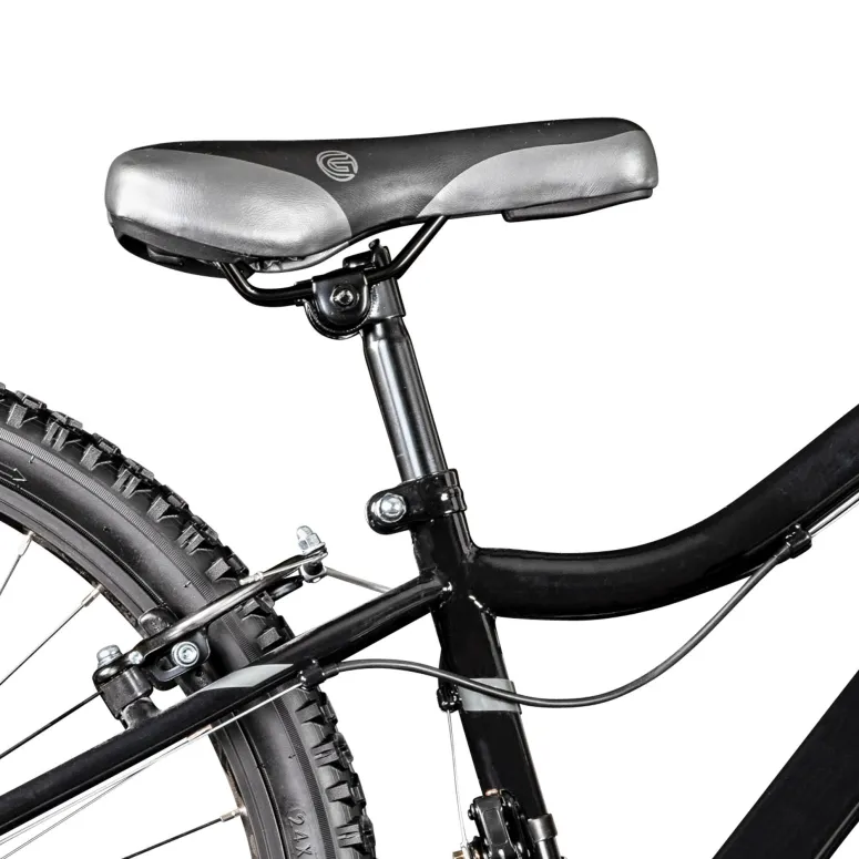 Rower Górski Dziecięcy 24 MTB Stalowy Microshift Amortyzacja Hardtail Dzwonek