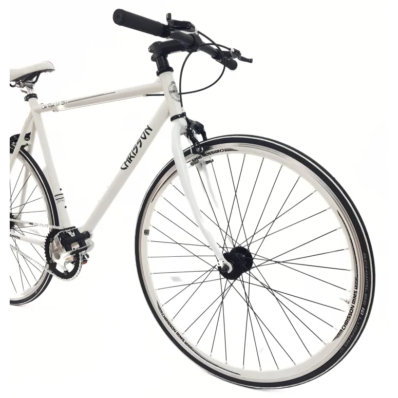 Rower Ostre Koło 28 Stalowy Męski U-Brake Wyścigowy Jednobiegowy Lekki