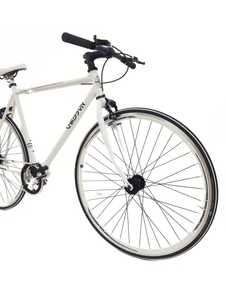 Rower Ostre Koło 28 Stalowy Męski U-Brake Wyścigowy Jednobiegowy Lekki