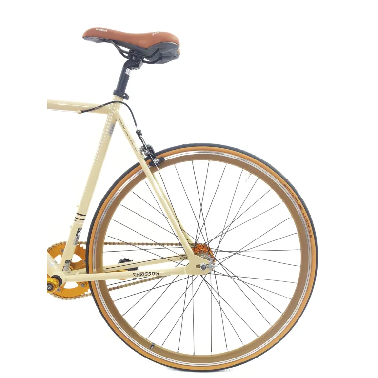 Rower Ostre Koło Męski 28 Stal U-Brake Wyścigowy Lekki Jednobiegowy Retro