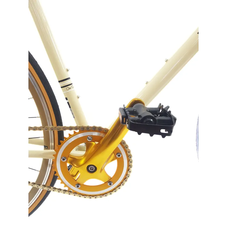 Rower Ostre Koło Męski 28 Stal U-Brake Wyścigowy Lekki Jednobiegowy Retro