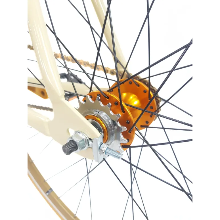 Rower Ostre Koło Męski 28 Stal U-Brake Wyścigowy Lekki Jednobiegowy Retro