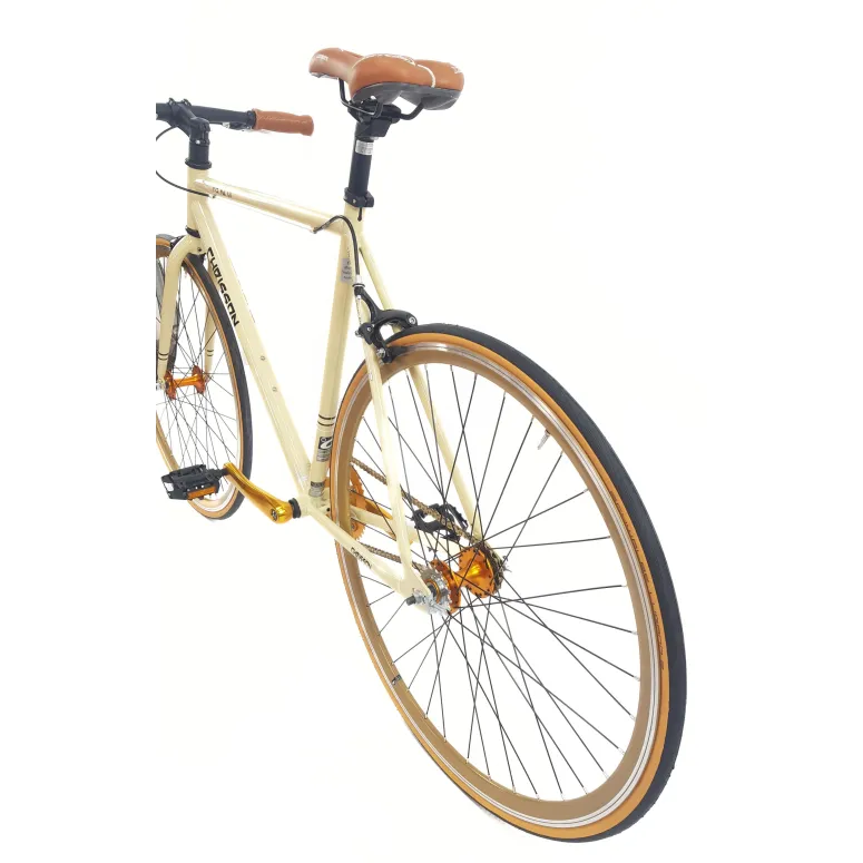 Rower Ostre Koło Męski 28 Stal U-Brake Wyścigowy Lekki Jednobiegowy Retro