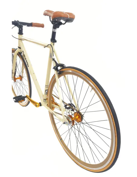 Rower Ostre Koło Męski 28 Stal U-Brake Wyścigowy Lekki Jednobiegowy Retro