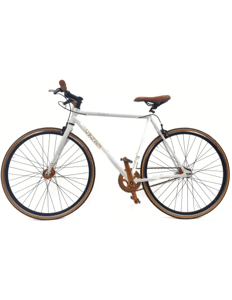 Rower Ostre Koło Męski 28 Stal Retro Wyścigowy Jednobiegowy Lekki Pivoty