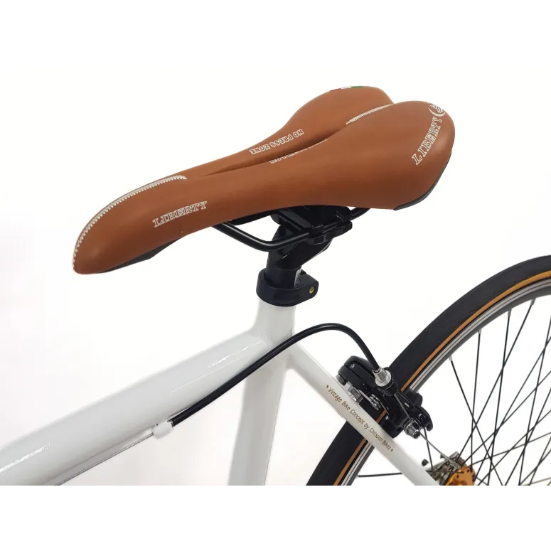 Rower Ostre Koło Męski 28 Stal Retro Wyścigowy Jednobiegowy Lekki Pivoty