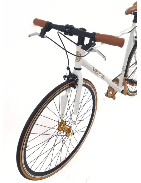 Rower Ostre Koło Męski 28 Stal Retro Wyścigowy Jednobiegowy Lekki Pivoty