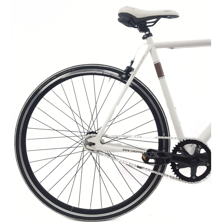 Rower Męski Ostre Koło 28 Stalowy U-Brake Jednobiegowy Wyścigowy Lekki Retro